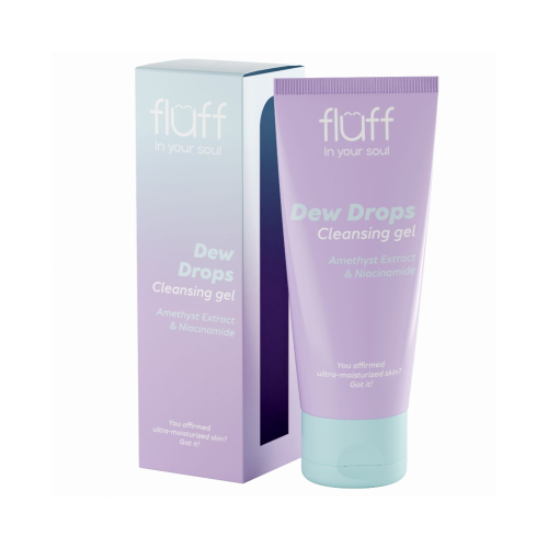 Fluff - *In Your Soul* - Gel limpiador facial con extracto de amatista y niacinamida Dew Drops