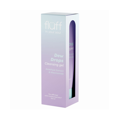 Fluff - *In Your Soul* - Gel limpiador facial con extracto de amatista y niacinamida Dew Drops