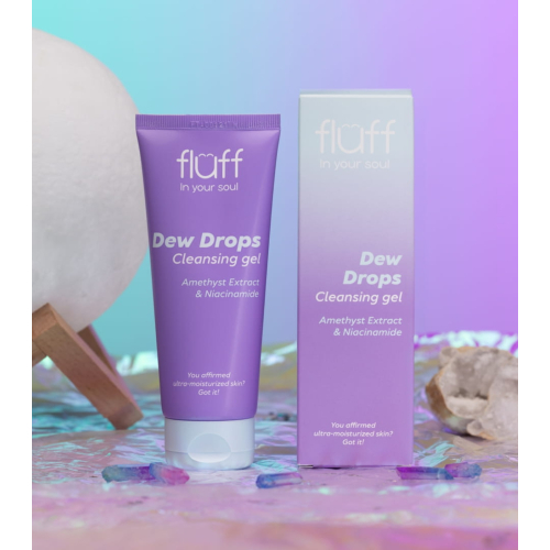 Fluff - *In Your Soul* - Gel limpiador facial con extracto de amatista y niacinamida Dew Drops