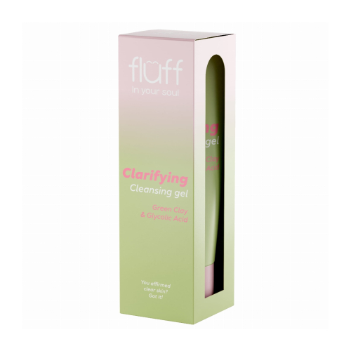 Fluff - *In Your Soul* - Gel limpiador facial con arcilla verde y ácido glicólico Clarifying Gel