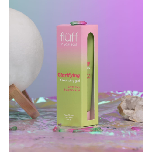 Fluff - *In Your Soul* - Gel limpiador facial con arcilla verde y ácido glicólico Clarifying Gel
