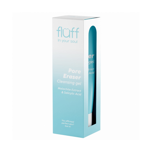 Fluff - *In Your Soul* - Gel limpiador facial con extracto de malaquita y ácido salicílico Pore Eraser