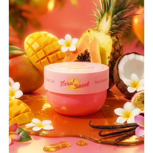 Fluff - *Glowy* - Gel corporal Jelly - Floral Sunset