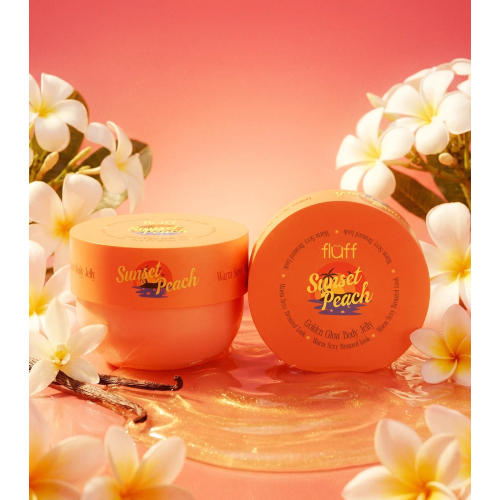 Fluff - *Glowy* - Gel corporal Jelly - Sunset Peach