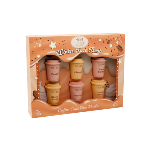 Fluff - *Ms Claus Bakery* - Set de mascarillas faciales - Coffee Cups