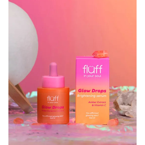 Fluff - *In Your Soul* - Sérum facial iluminador con extracto de ámbar y Vitamina C Glow Drops