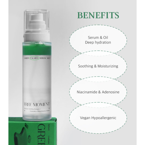 Free Moment - Bruma calmante Green Serum Mist