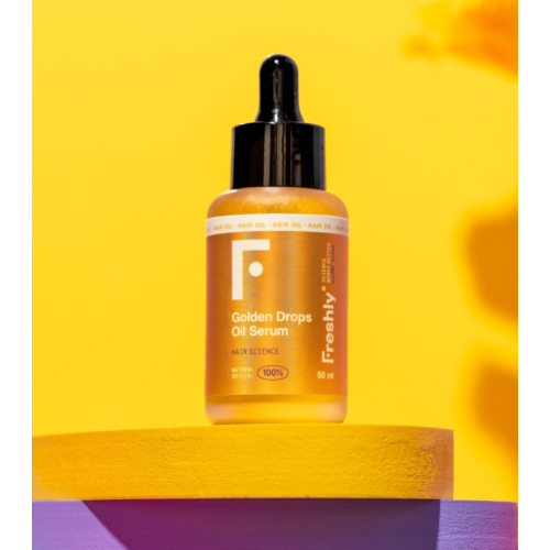 Freshly Cosmetics - Aceite capilar Golden Drops Oil Serum
