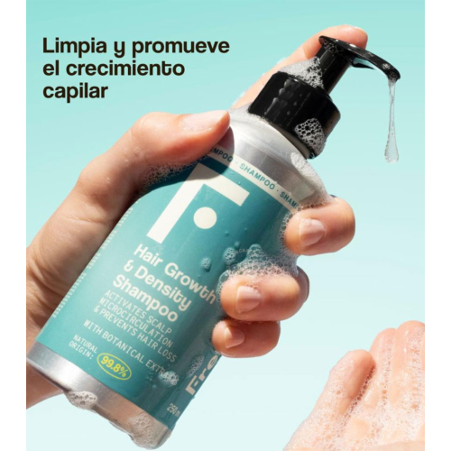 Freshly Cosmetics - Champú anticaída sin efecto rebote Hair Growth & Density Shampoo