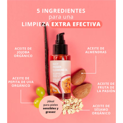Freshly Cosmetics - Desmaquillante waterproof en aceite Silky Passion