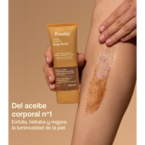 Freshly Cosmetics - Exfoliante corporal Golden Radiance