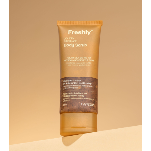 Freshly Cosmetics - Exfoliante corporal Golden Radiance