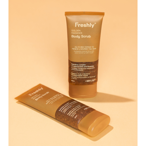 Freshly Cosmetics - Exfoliante corporal Golden Radiance