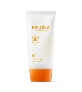 Frudia - Protector solar facial iluminador SPF50+ Tone Up Base