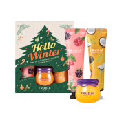 Frudia - Set de cremas de manos + Bálsamo de labios Hello Winter