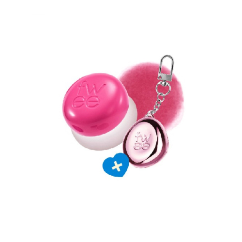 Fwee - *Keyring* - Bálsamo con color para labios y mejillas con llavero Pudding Pot - PK04: Crush