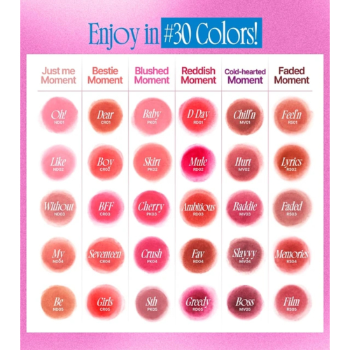 Fwee - *Keyring* - Bálsamo con color para labios y mejillas con llavero Pudding Pot - RS05: Film