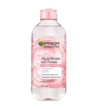 Garnier - *Skin Active*- Agua Micelar con Rosas 400ml
