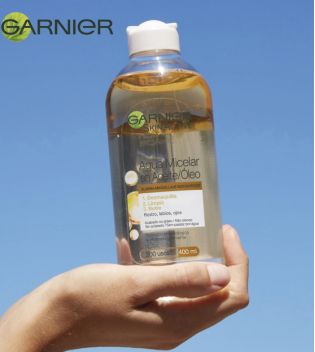 Garnier - Agua Micelar en Aceite 400ml - Todo tipo de pieles