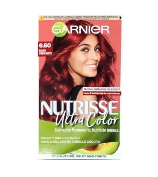 Garnier - Coloración Nutrisse - 6.60: Rojo Vibrante