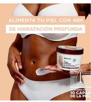 Garnier - Crema corporal reparadora Body Superfood - Cacao: Piel extra seca