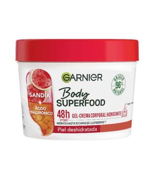Garnier - Gel-crema corporal hidratante Body Superfood - Sandía: Piel deshidratada