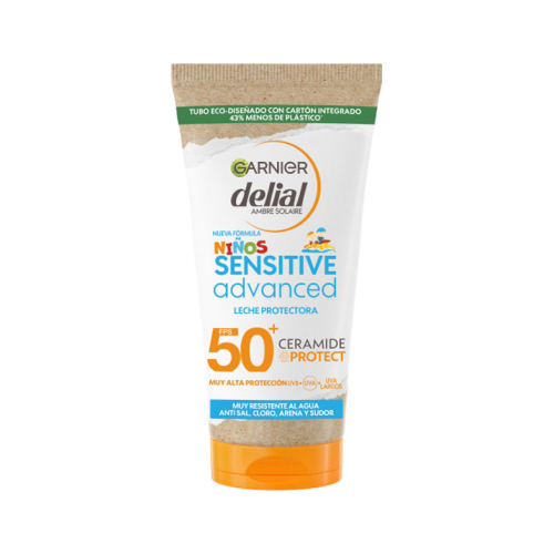 Garnier - Leche protectora hipoalergénica Sensitive Advanced Niños Delial - SPF50+