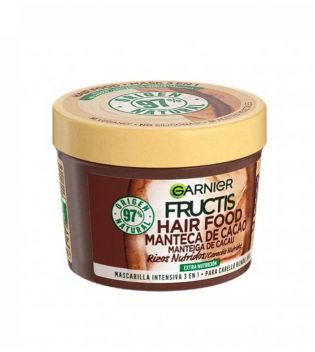 Garnier - Mascarilla 3 en 1 Fructis Hair Food - Manteca de cacao: Rizos nutridos
