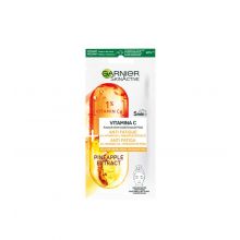 Garnier - Mascarilla Tissue Mask anti fatiga SkinActive - Vitamina C y piña