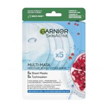 Garnier - Pack 5 mascarillas Tissue Mask Hydra Bomb Revitalizante - Pieles Deshidratadas