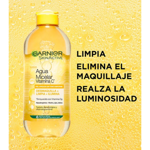Garnier - *Skin Active*- Agua micelar Vitamina C - 400ml