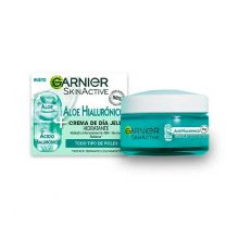 Garnier - *Skin Active* - Crema de día jelly hidratante Aloe Hialurónico - Todo tipo de pieles