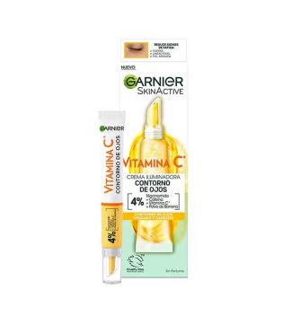 Garnier - *Skin Active* - Crema iluminadora para contorno de ojos Vitamina C