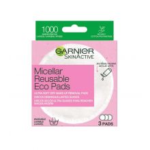 Garnier - *Skin Active* - Discos desmaquillantes reutilizables de microfibra