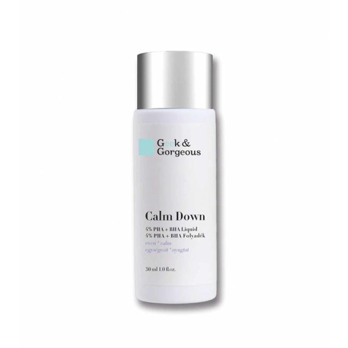 Geek & Gorgeous - Exfoliante calmante 4% PHA + BHA Calm Down - Piel sensible 30ml
