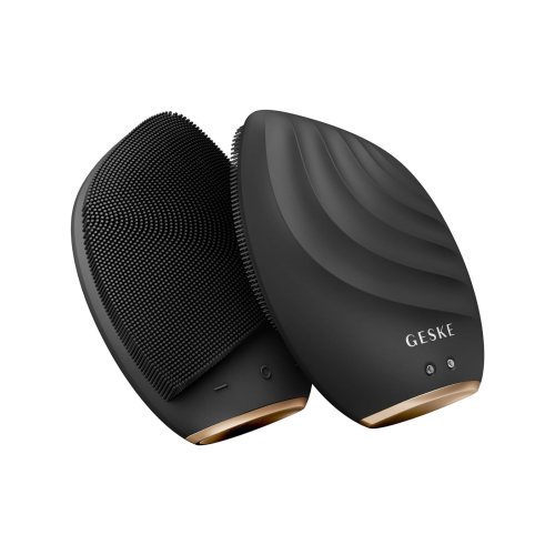 GESKE - Cepillo limpiador y masajeador facial Sonic 5 en 1 - Black Gold