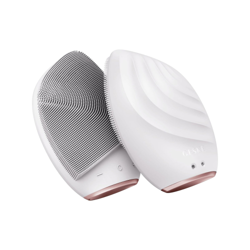 GESKE - Cepillo limpiador y masajeador facial Sonic 5 en 1 - White Rose Gold