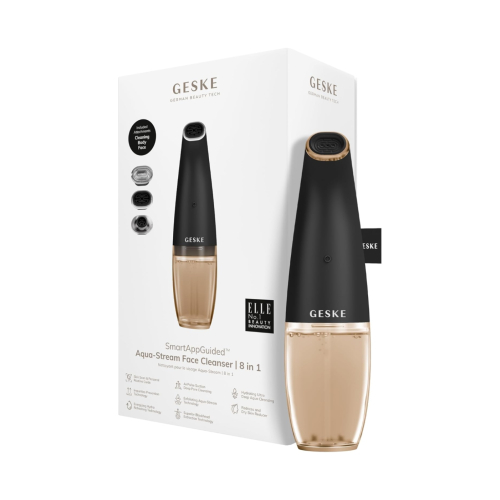 GESKE - Limpiador Aqua-Stream Face Cleanser 8 in 1 - Black Gold