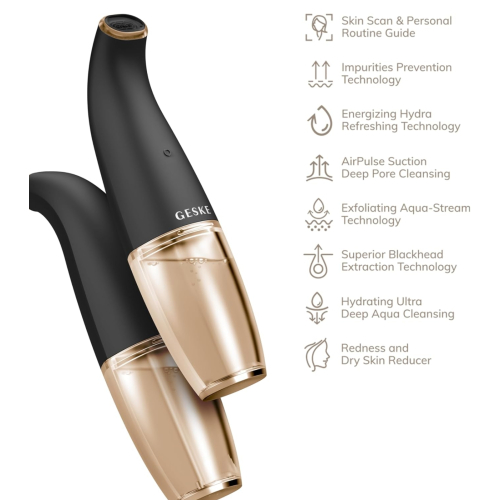 GESKE - Limpiador Aqua-Stream Face Cleanser 8 in 1 - Black Gold