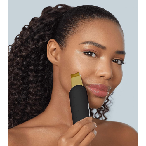 GESKE - Limpiador MicroCurrent Skin Scrubber & Blackhead Remover 9 en 1 - Black Gold