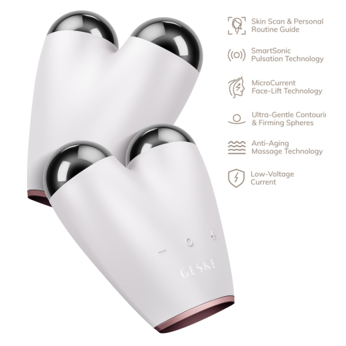 GESKE - Masajeador Microcurrent Face-Lifter 6 In 1 - White