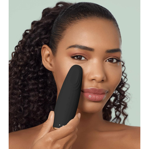 GESKE - Masajeador para contorno de ojos Warm & Cool Energizer 6 en 1 - Black