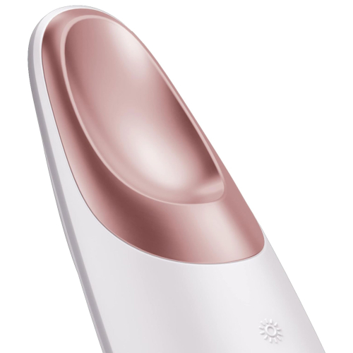 GESKE - Masajeador para contorno de ojos Warm & Cool Energizer 6 en 1 - White Rose Gold