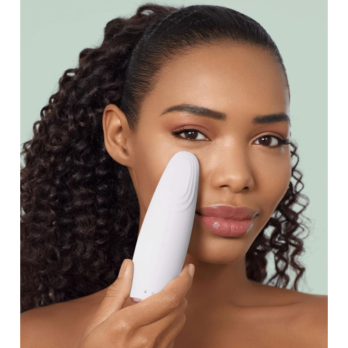 GESKE - Masajeador para contorno de ojos Warm & Cool Energizer 6 en 1 - White Rose Gold