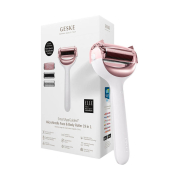 GESKE - Rodillo facial y corporal con microagujas 9 en 1 - White Rose Gold
