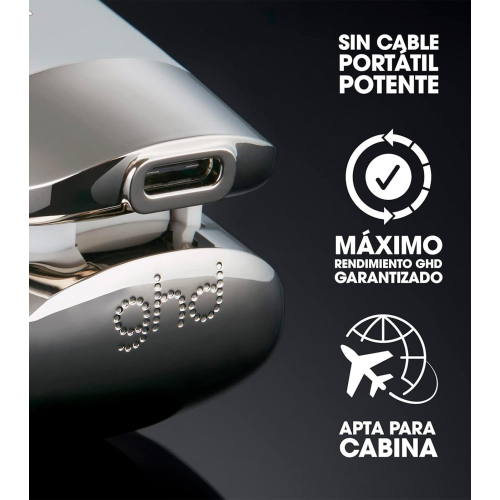 ghd - Plancha de pelo inalámbrica ghd Unplugged - Blanca