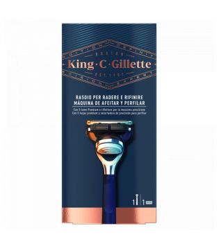 King C. Gillette - Maquinilla de afeitar y perfilar