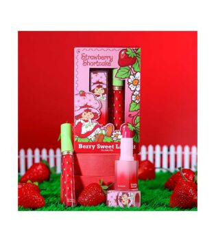 Glamlite - *Strawberry Shortcake* - Kit de labios Berry Sweet