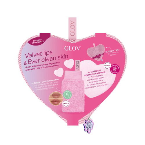 GLOV - *Amore Collection* - Set de discos faciales y guante exfoliante labial Velvet Lips And Ever Clean Skin