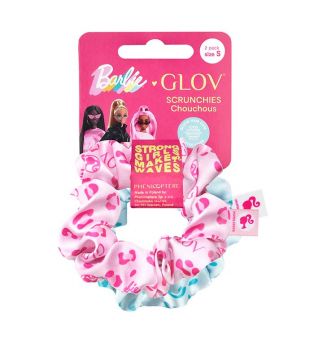 GLOV - *Barbie* - Pack de 2 coleteros scrunchie - Talla S